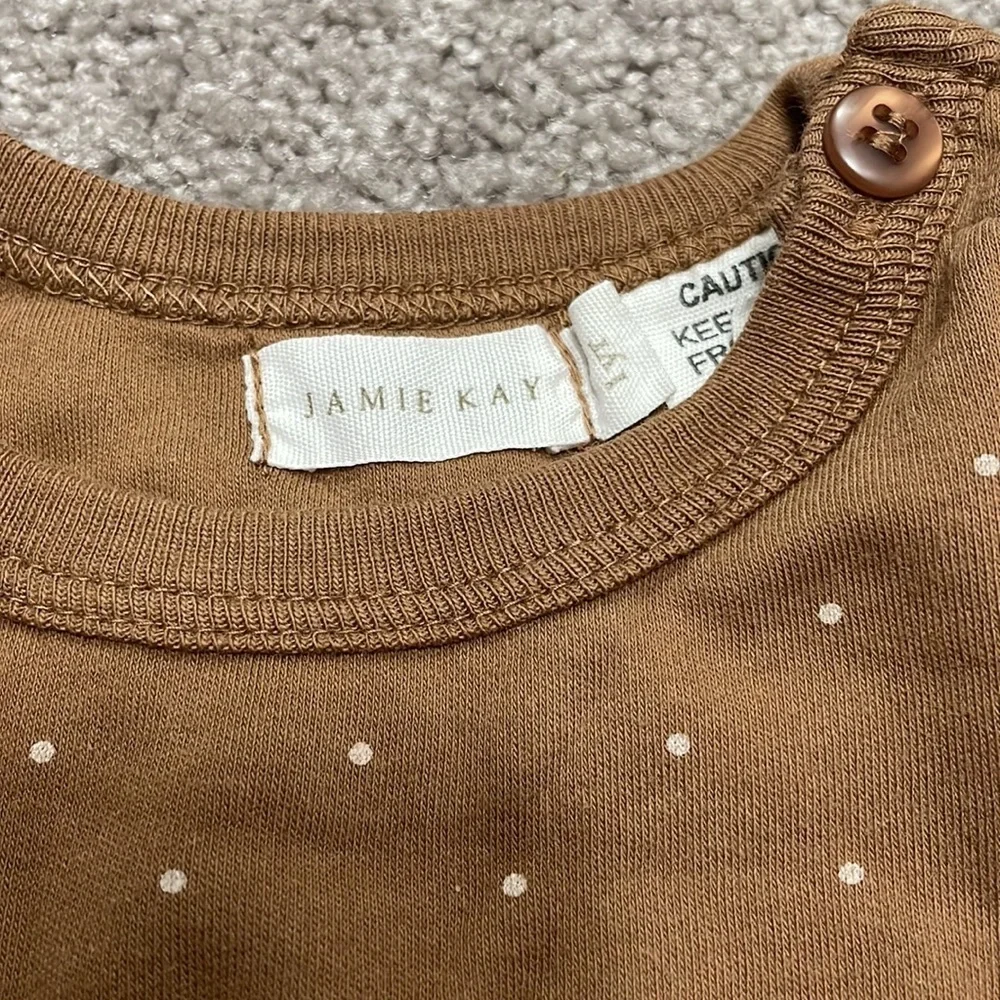 Jamie Kay Tiny Dots Frill Bodysuit